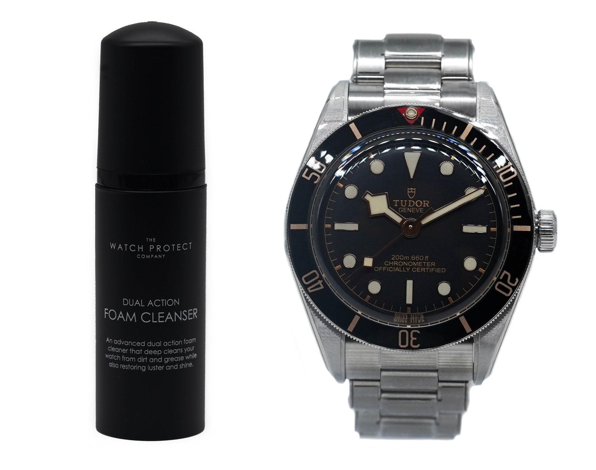 DUAL ACTION FOAM CLEANER & TUDOR BLACK BAY 58 - TIER 3 - WATCH PROTECTION KIT BUNDLE - The Watch Protect Company